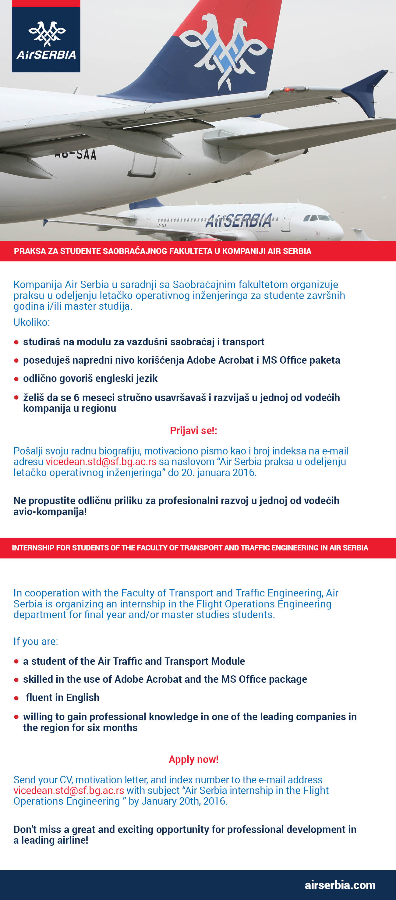 Flight Operations Engineering -Saobracajni NEW